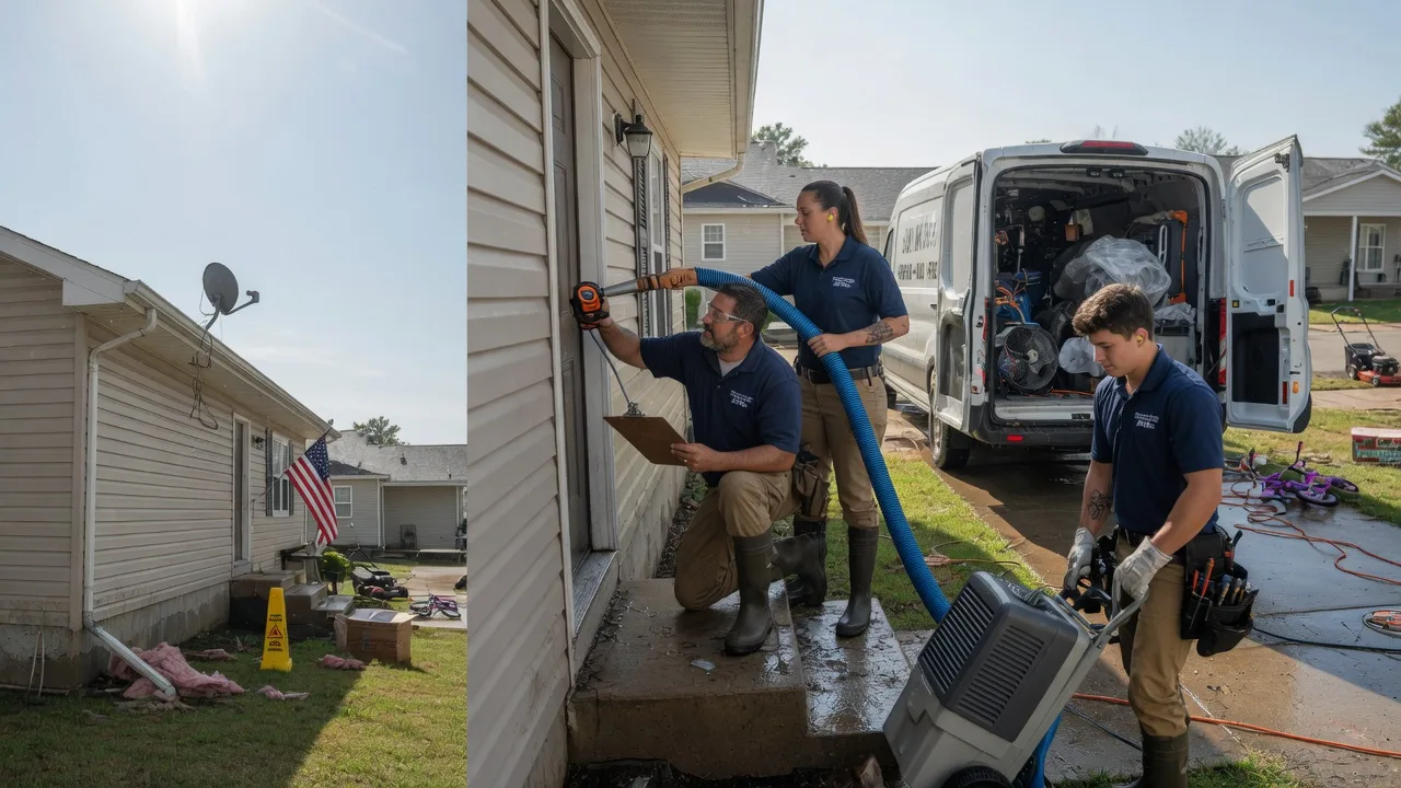 Ceiling Water Damage Restoration in Madison, SD near me